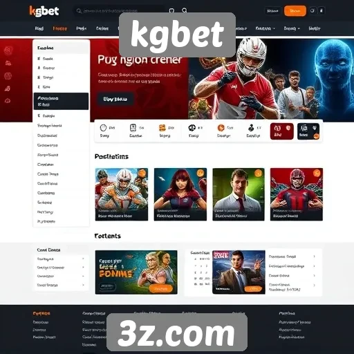 kgbet análise de interface do usuário